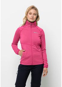 Jack Wolfskin Damen Fleecejacke "FORTBERG FZ W", pink, Gr. XS, OBERSTOFF 100% POLYESTER FUTTER 100% POLYESTER, Jacken