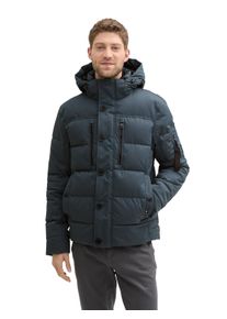 Tom Tailor Herren Steppjacke, blau, casual, Gr. XXL, unifarben, Steppware, Obermaterial: 100% Polyester. Futter: 100% Polyester, Jacken, mit Kapuze