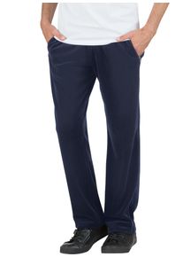 TRIGEMA Herren Nickihose "TRIGEMA Nicky Freizeithose", blau, casual, Gr. XXL, 80% Baumwolle, 20% Polyester, Hosen