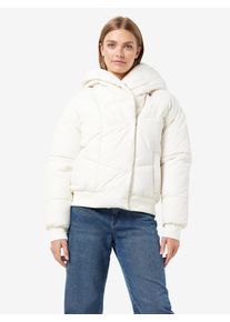 Noisy may Damen Steppjacke "NMTALLY L/S BOMBER JACKET NOOS FWD", beige, modisch, Gr. M, unifarben, Web, Steppware, Obermaterial: 100% Polyester,