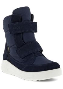 Ecco Kinder Winterstiefel "Urban Snowboarder", Gr. 30, blau, Veloursleder, sportlich, Schuhe, mit Klettriemchen, GORE-TEX