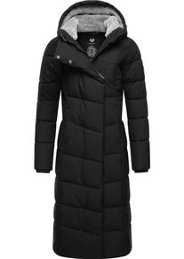 Ragwear Damen Steppmantel "Pavla Extralong", schwarz, modisch, Gr. XXL, Oberstoff: 100% Polyester, Futter: 100% Polyester, Wattierung: 100%