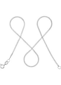 MODABILÉ Damen Panzerkette "Schmuck Geschenk Silber 925 Halsschmuck Halskette Sincere", 38, Silber 925 (Sterlingsilber), B: 1,3mm, silber, Silber 925