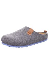Rohde Herren Pantoffel "NAPOLI-H", Gr. 41, grau, Filz, klassisch, Schuhe, Clog, Hausschuh, Homeslipper mit herausnehmbarer Innensohle