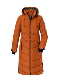 Killtec Damen Steppmantel "KOW 62 WMN QLTD CT", gelb, sportlich, Gr. 44, Obermaterial: 100% Polyester, Füllung: 100% Polyester (recycelt), Mäntel