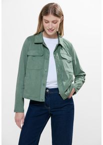 Cecil Damen Kurzjacke, grün, casual, Gr. XXL, unifarben, Stoff, 92% Polyester, 8% Elasthan, Jacken, in Unifarbe
