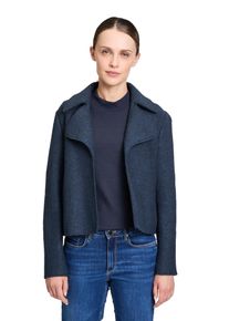 BETTY & CO BETTY & CO Damen Jackenblazer "Betty & Co Casual-Jacke mit Kragen", blau, modisch, Gr. 46, Obermaterial: 60% Viskose, 40% Wolle., Blazer, Material