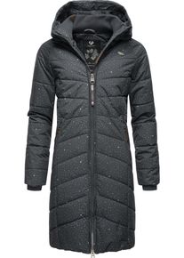 Ragwear Damen Steppmantel "Dizzie Coat Print", grau, modisch, Gr. S, Außenmaterial: 100% Polyester, Innenfutter: 100% Polyester, Wattierung: 100%
