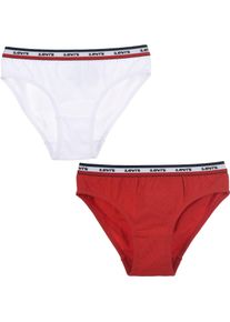 LEVI'S KIDS Kinder Slip, Gr. L, rot, Obermaterial: 95% Baumwolle, 5% Elasthan, Unterhosen, for GIRLS