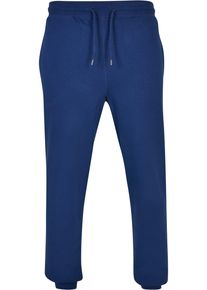 Urban Classics Herren Stoffhose "Urban Classics Herren Basic Sweatpants", blau, Gr. S, unifarben, 80% Baumwolle, 20% Polyester, Hosen