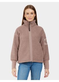 DIDRIKSONS 1913 DIDRIKSONS Damen Fleecejacke "MELLA WNS FZ 3", braun, sportlich, Gr. 46, unifarben, Fleece, Obermaterial: 100% Polyester. Futter: 100% Polyester,