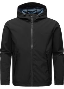 Ragwear Herren Softshelljacke "Shellwie", schwarz, sportlich, Gr. M, Obermaterial: 100% Polyester, Futter: 100% Polyester, Jacken, Wasserdichte