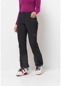 Jack Wolfskin Damen Skihose "ALPSPITZE TOUR PANTS W", schwarz, Gr. 36, 1. OBERSTOFF 87% POLYESTER, 13% ELASTHAN 1.KONTRAST 90% POLYAMID, 10% ELASTHAN