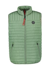 Lerros Herren Steppweste "Lerros Leichte Steppweste mit Stehkragen", grün, Gr. S, 100% Polyester, Westen