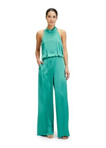 Vera Mont Damen Overall "Vera Mont Jumpsuit mit Taschen", grün, festlich, Gr. 42, Satin, Obermaterial: 98% Polyester, 2% Elasthan. Futter: 100%