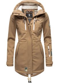 Marikoo Damen Funktionsmantel "Zimtzicke", grau, casual, Gr. XS, Oberstoff: 98% Polyester, 2% Elasthan, Futter: 100% Polyester, Ärmelfutter: 100%