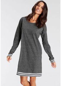 Vivance Dreams Sleepshirt mehrfarbig Gr. 32/34 für Damen. Mit Rundhals. Basic. Nachhaltig.