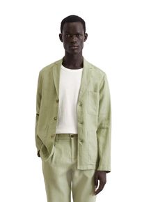 Marc O'Polo MARC O'POLO Herren Kurzjacke "aus reinem Leinen"summer sage, casual, Gr. XXXL, unifarben, Obermaterial: 100% Leinen, Jacken