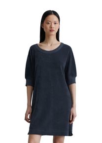 Marc O'Polo MARC O'POLO Damen Jerseykleid "aus softem Baumwolle-Mix"muted blau, Gr. XS, unifarben, Obermaterial: 80% Baumwolle, 20% Polyester; Futter: 100% Nicht
