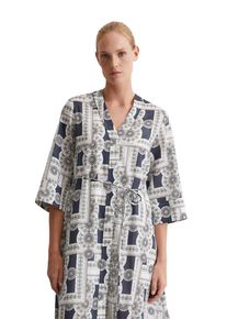 Marc O'Polo MARC O'POLO Damen Sommerkleid "aus leichtem Baumwoll-Voile"multi, muted blau, Gr. 44, bedruckt, Obermaterial: 100% Baumwolle; Futter: 100% Modal,