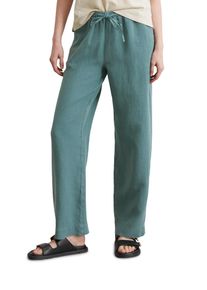 Marc O'Polo MARC O'POLO Damen Chinohose "mit teil-elastischem Bund"summer pine, casual, Gr. 44, unifarben, Obermaterial: 100% Leinen; Futter: 100% Baumwolle,