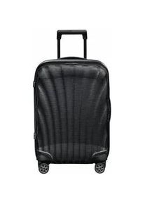 Hartschalen-Trolley Samsonite ""C-LITE, verschiedene Größen und Farben"", Gr. B/H/T: 40cm x 55cm x 20cm 36 l, schwarz, Polypropylen, unifarben, Koffer, Reisekoffer Aufgabegepäck Trolley TSA-Zahlenschloss Made in Europe