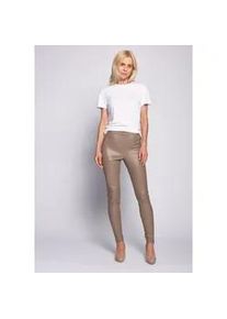 Lederhose Maze "4202110", Damen, Gr. M, US-Gr&ouml;&szlig;en, braun (mud), Obermaterial: 100% Lammleder; Innenfutter: 100% Polyester, Hosen