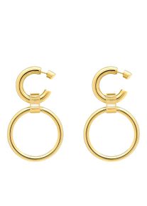 Liebeskind Berlin Ohrringe - Edelstahl Creole - Gr. unisize - in Gold - für Damen