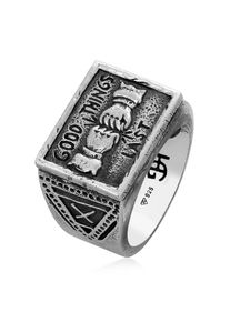 Haze & Glory Ringe - Ring Siegelring - Good Things 925 Silber - Gr. 64 MM - in Silber - f&uuml;r Damen
