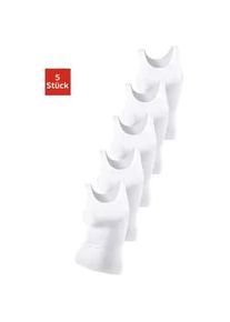 Unterhemd Petite Fleur, Damen, Gr. 32, N-Gr, wei&szlig;, Feinripp, Obermaterial: 100% Baumwolle, unifarben, k&ouml;rpernah, tiefer Rundhals, Unterhemden Unterhemd, aus weicher Feinripp-Qualit&auml;t, Tanktop, Unterziehshirt