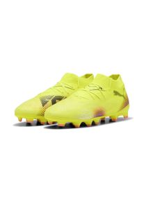 Puma Kinder Fußballschuh "FUTURE 8 PRO FG/AG Fußballschuhe Jugendliche", Gr. 31gelb alert schwarz sun struck pink, Obermaterial: Textil, Synthetik;