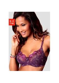 B&uuml;gel-BH Nuance, Damen, Gr. 80, Cup E, lila (aubergine), Spitze, Obermaterial: 80% Polyamid, 10% Elasthan, 10% Viskose, BHs B&uuml;gel-BH, mit sch&ouml;ner Stickerei Spitze, Dessous