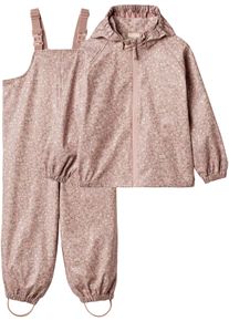 Wheat Kinder Regenjacke "Rainwear Charlie"powder flower meadow, casual, Gr. 116, geblümt, Web, Obermaterial: 100% Polyester, Jacken, mit passender