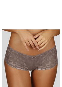 Lascana Panty 'Evita' beige Gr. 44/46 für Damen. Mit Spitze, Schleife, Schmuckelement