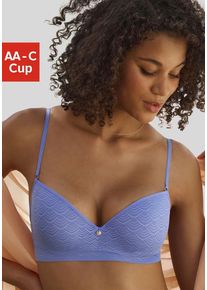 Lascana Push-up-BH blau Gr. 70AA. Mit Bügel