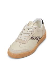 Marc O'Polo MARC O'POLO Damen Sneaker "aus edlem Rindleder", Gr. 41sanftes weiß, leopard, schwarz, Obermaterial: 100% Leder (Rind), unifarben, casual, Schuhe