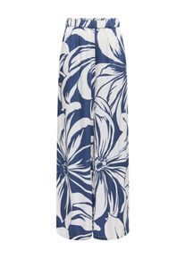 Only Damen Stoffhose "ONLMILLY LOOSE PANTS PTM"pageant blau aop:miley mega flower, modisch, Gr. M, bedruckt, Obermaterial: 100% Modal, Hosen
