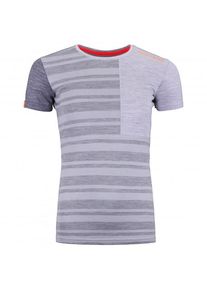 Ortovox 185 Rock'N'Wool Short Sleeve Merinounterwäsche Damen Snowboard (Gr S |lila)