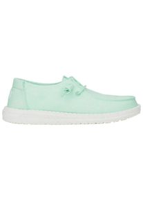 HeyDude Wendy Canvas Sneaker Women (Größe 42 |grün/weiß)