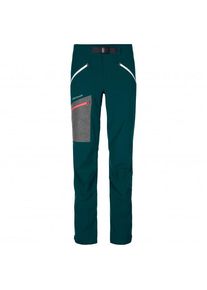 Ortovox Cevedale Pants Tourenhose Damen Skitouren (Gr S - Regular |blau)