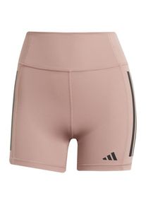 Adidas Optime 3 Stripes 1/4 Shorts Women (Gr S - Length: 5'' |braun)