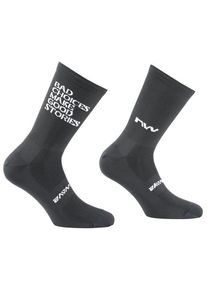 Northwave Bad Choices Sock Radsocken Herren (Gr L |grau)