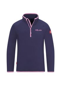Fleecepullover Trollkids Nordland Half Zip Kinder (Gr 128 |blau)