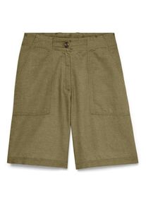 Shorts Timberland Linen Bermuda Damen (Gr 35 |oliv)