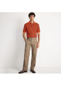 LANDS' END Chino-Hose im Straight Fit, Herren,  Beige, by Lands' End