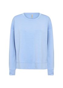 soyaconcept Damen Sweatshirt "SC-BANU 164"air blau, modisch, Gr. XXL, unifarben, Sweatware, Obermaterial: 48% Modal, 48% Polyester, 4% Elasthan,