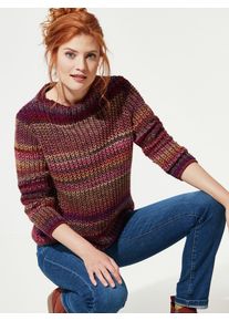 Walbusch Grobstrick-Pullover Farbverlauf