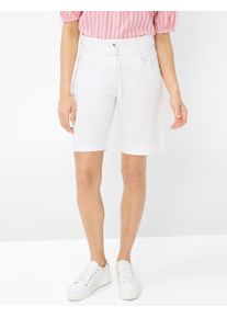 Brax Damen Bermuda Style MAINE B WHITE, weiß, Gr. 34