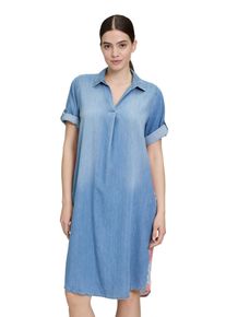 Cartoon Damen Jeanskleid "Cartoon Jeanskleid mit Patches"patch blau, rosé, modisch, Gr. 44, Obermaterial: 50% Baumwolle, 40% Lyocell, 10% Modal.,