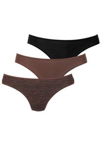 Lascana String 'aus hochwertiger Modal-Qualität' mehrfarbig Gr. 32/34 für Damen. Körpernah. Nachhaltig.